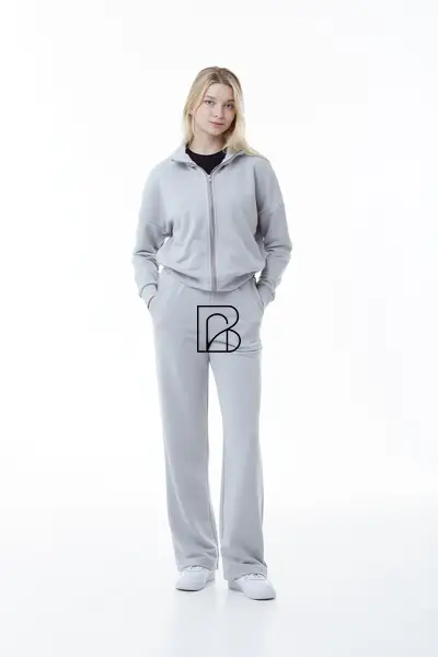 Купити костюм жіночий з тринитки "ДЖОЙ" сірий M 7708-сір в інтернет магазині BAVNA
